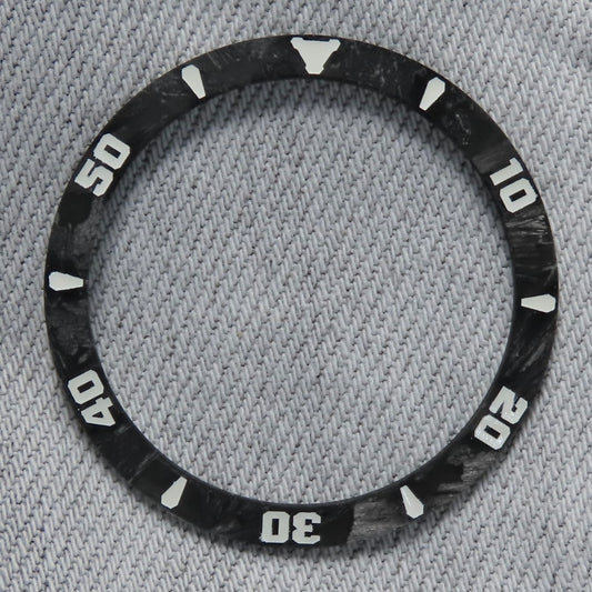 Dial Maker - Sloped Forge Carbon Bezel Insert for Seiko SKX007/SRPD