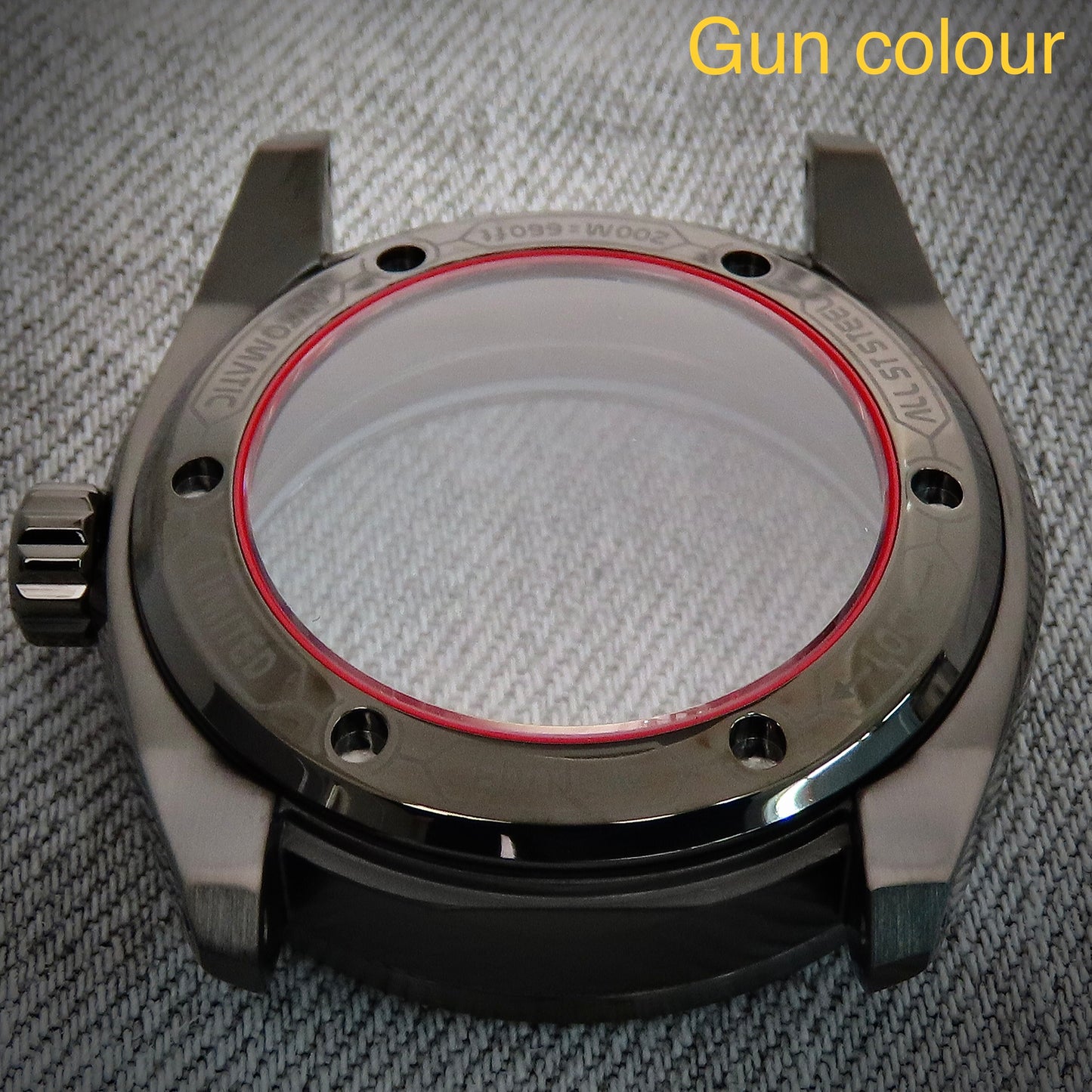 Dial Maker - Custom Case Model-NR 8 IP Gun Metal Grey
