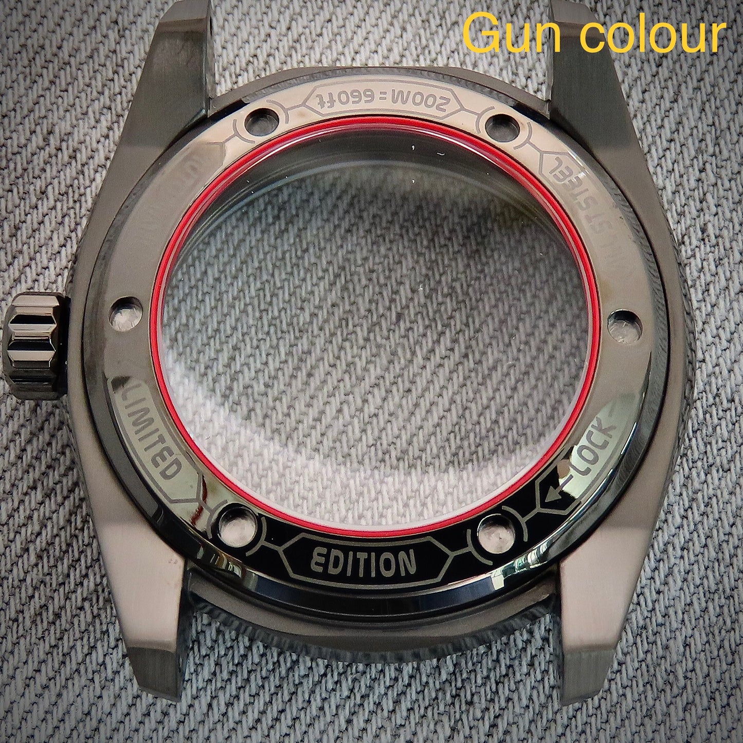 Dial Maker - Custom Case Model-NR 8 IP Gun Metal Grey