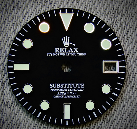 Dial Maker - Matte Black Relax Dial