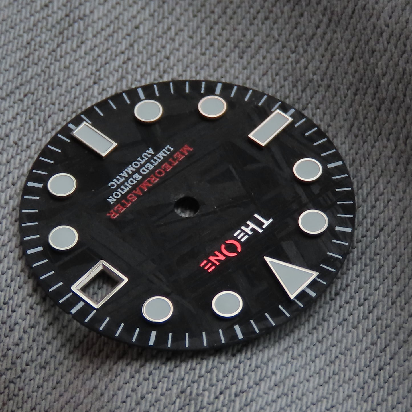 Dial maker - Black Meteorite Dial for Seiko Movement