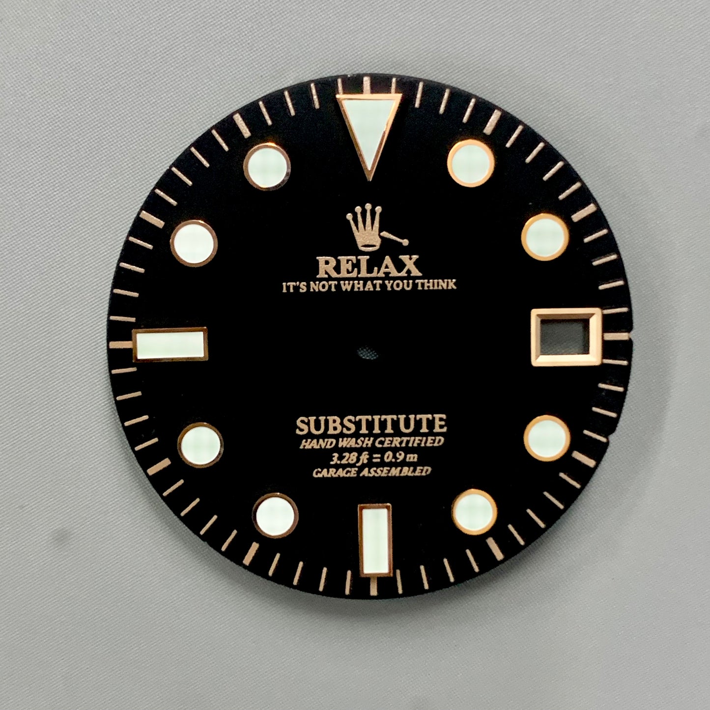 Dial Maker - Matte Black Relax Dial