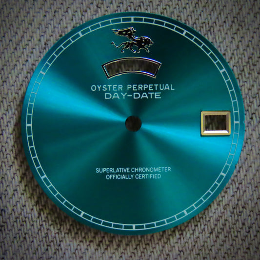 Dial Maker - Sunburst Blue/White Dial l for Seiko NH36 Movements