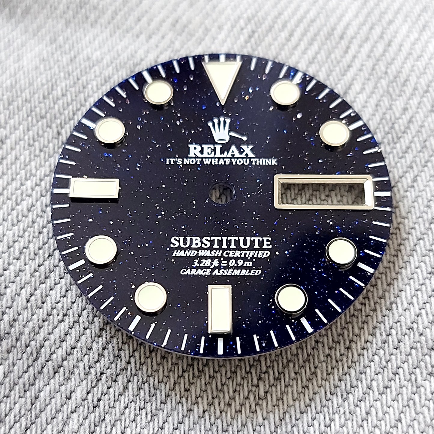 Dial maker - Blue Gold Stone Relax Dial