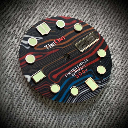 Dial maker - Rainbow Forged Carbon Fiber Dial