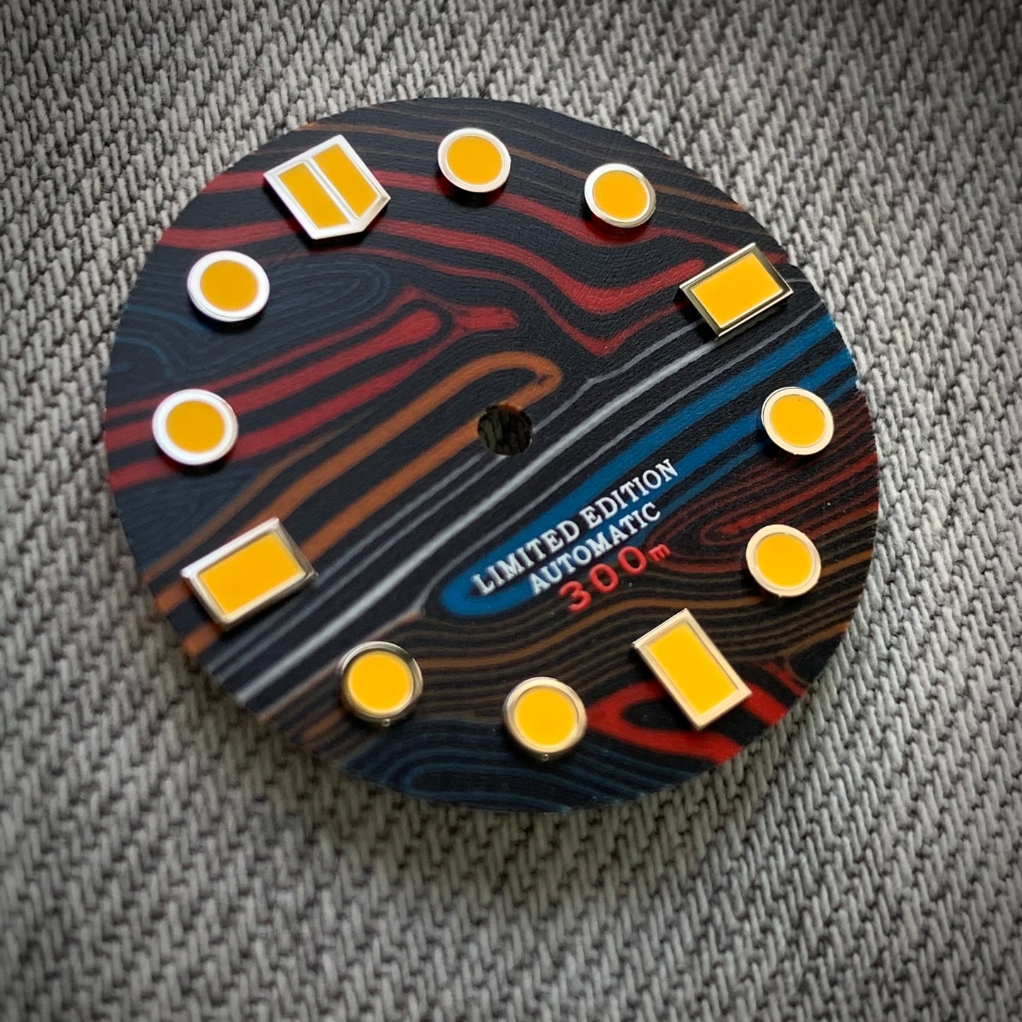 Dial maker - Rainbow Forged Carbon Fiber Dial