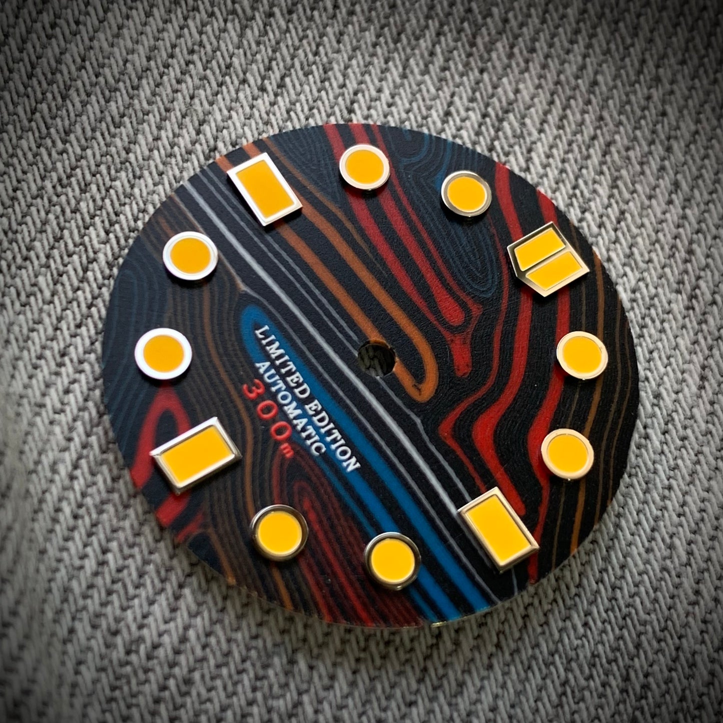 Dial maker - Rainbow Forged Carbon Fiber Dial
