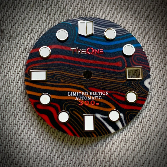 Dial maker - Rainbow Forged Carbon Fiber Dial