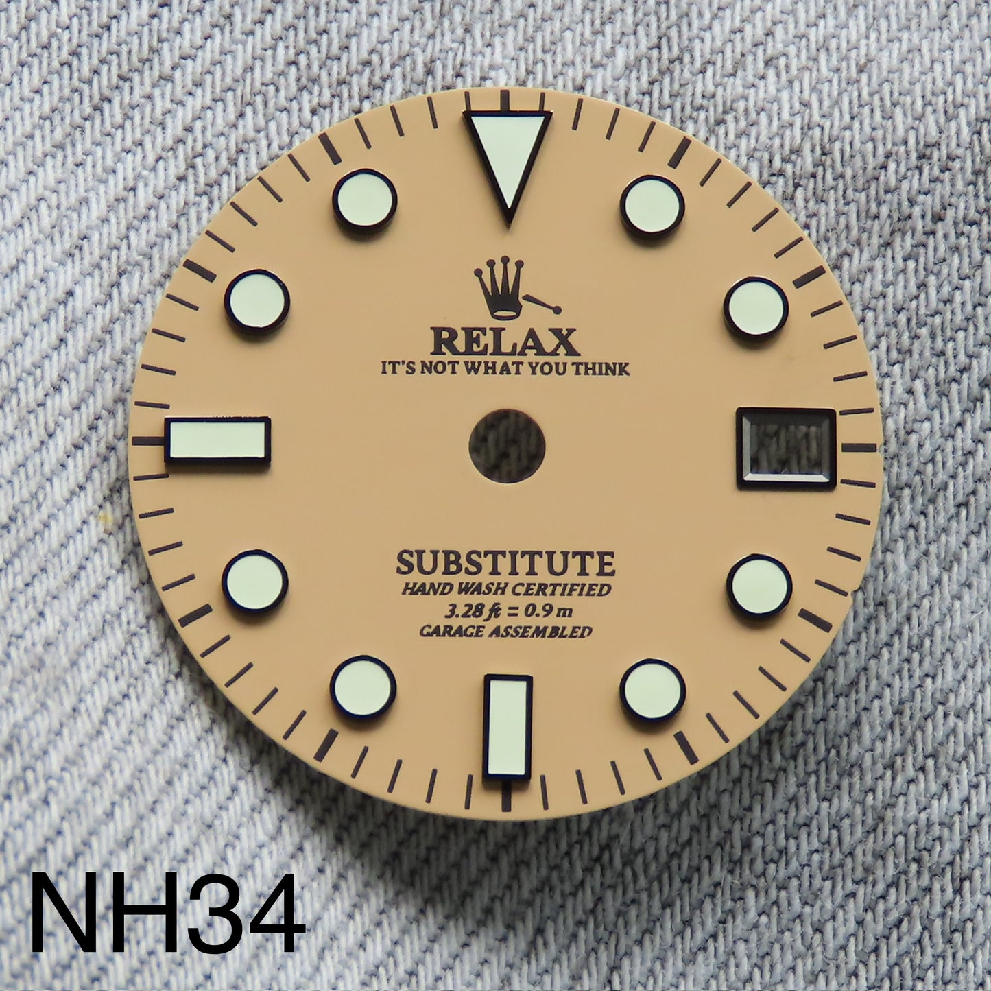 Dial Maker - NH34 GMT Matte Khaki Relax Dial