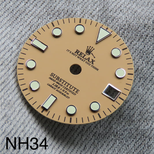Dial Maker - NH34 GMT Matte Khaki Relax Dial