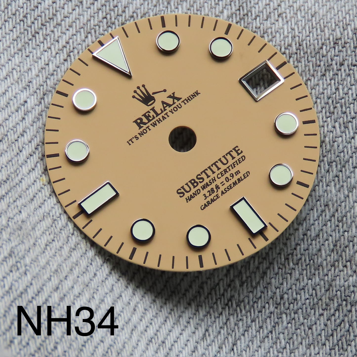 Dial Maker - NH34 GMT Matte Khaki Relax Dial