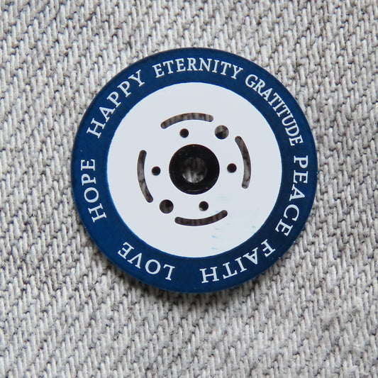 Dial maker - Inspirational Day/ Date Disc Matte Blue