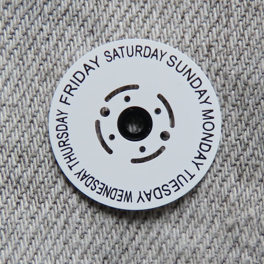 Dial maker - Matte White Day Disc