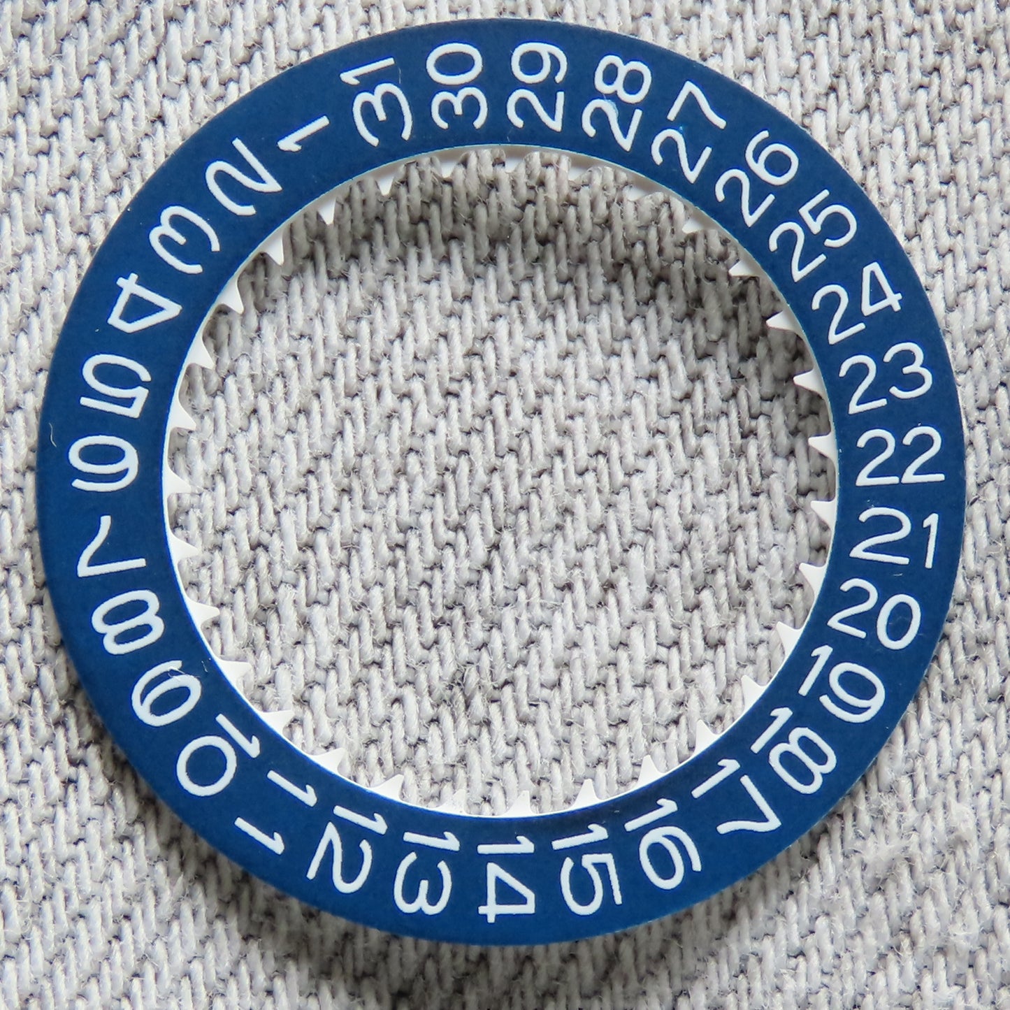 Dial maker - Inspirational Day/ Date Disc Matte Blue