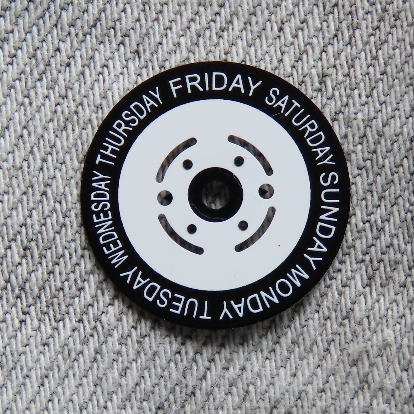 Dial maker - Matte Black Day/ Date Disc