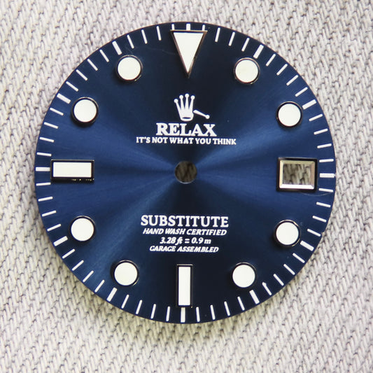 Dial Maker - Sunburst Blue Relax Dial