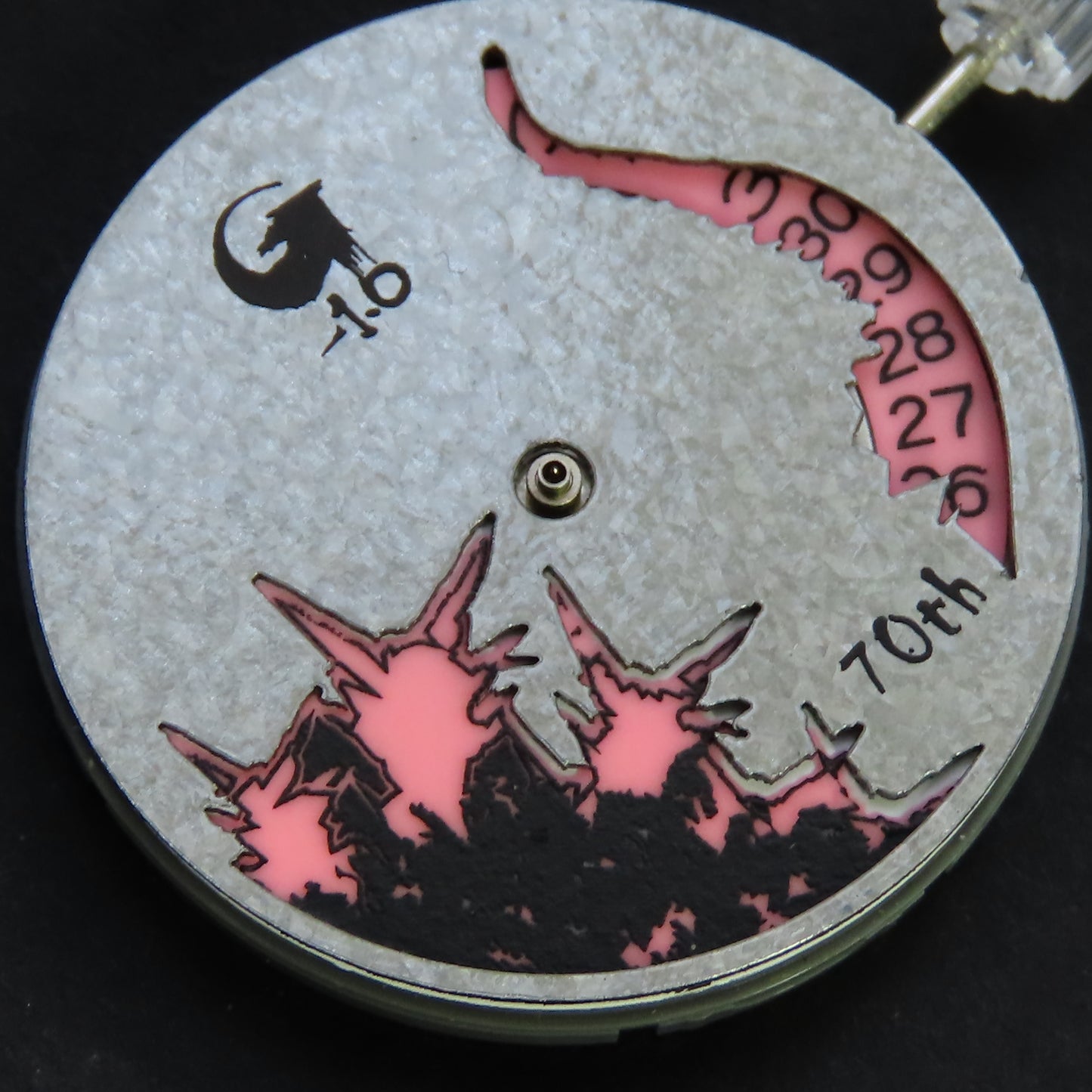 Dial maker - Snowflake Pink Godzilla Dial with Full Pink date disc
