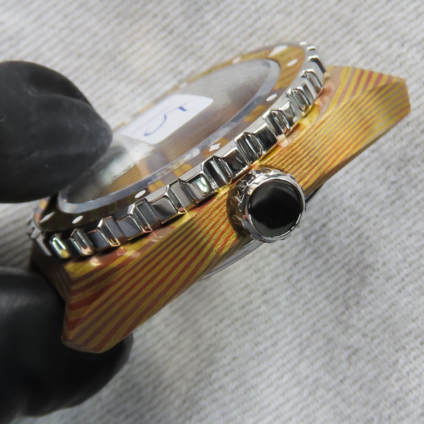 Dial Maker - X-DM0124 Brass & Copper-Damascus Case For 2824 movement