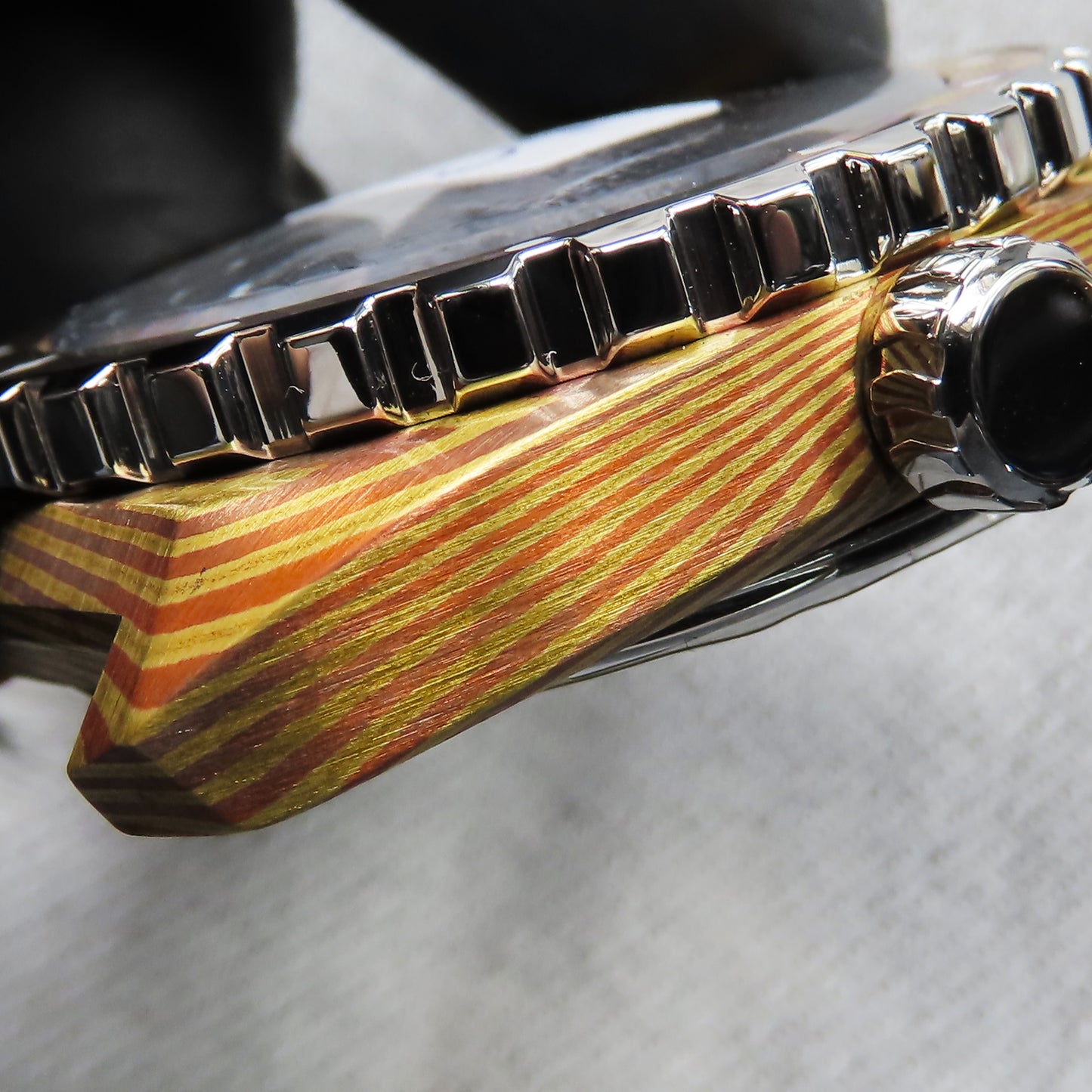 Dial Maker - X-DM0124 Brass & Copper-Damascus Case For 2824 movement
