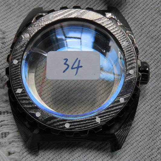 Dial Maker - X-DM0124 Stainless steel Damascus Case For 2824 movement