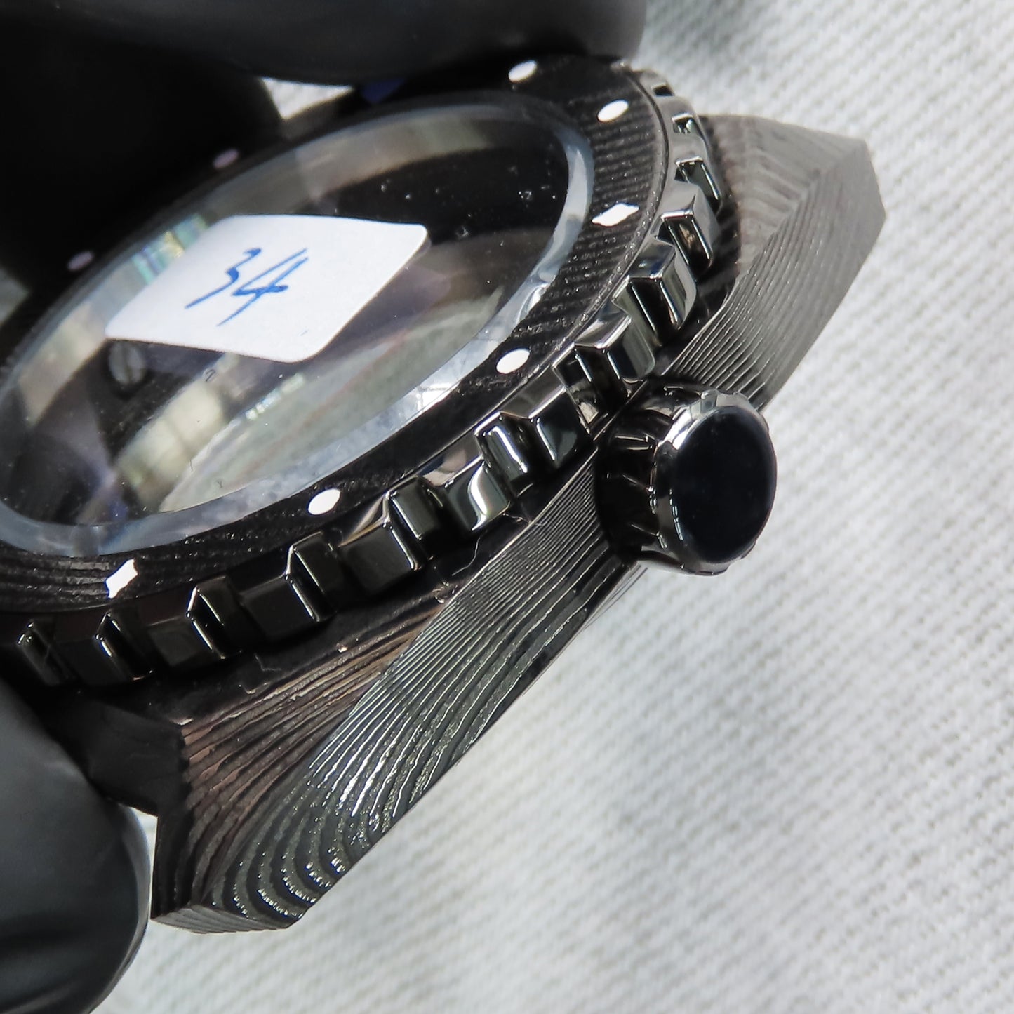 Dial Maker - X-DM0124 Stainless steel Damascus Case For 2824 movement