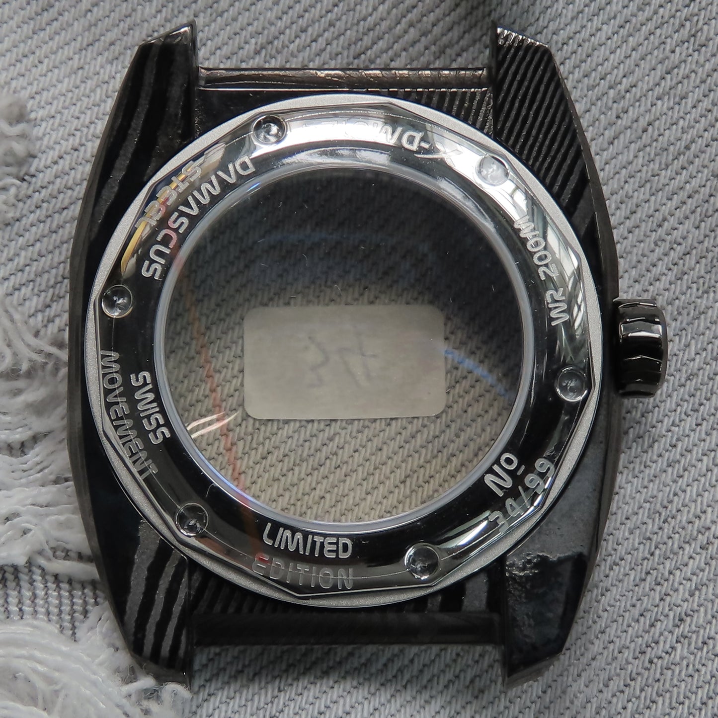 Dial Maker - X-DM0124 Stainless steel Damascus Case For 2824 movement