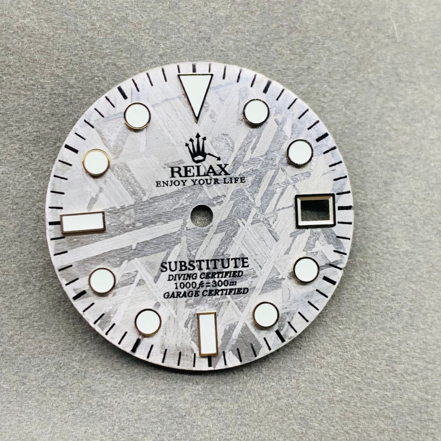 Dial maker - Natural Meteorite Dial for Seiko Movement
