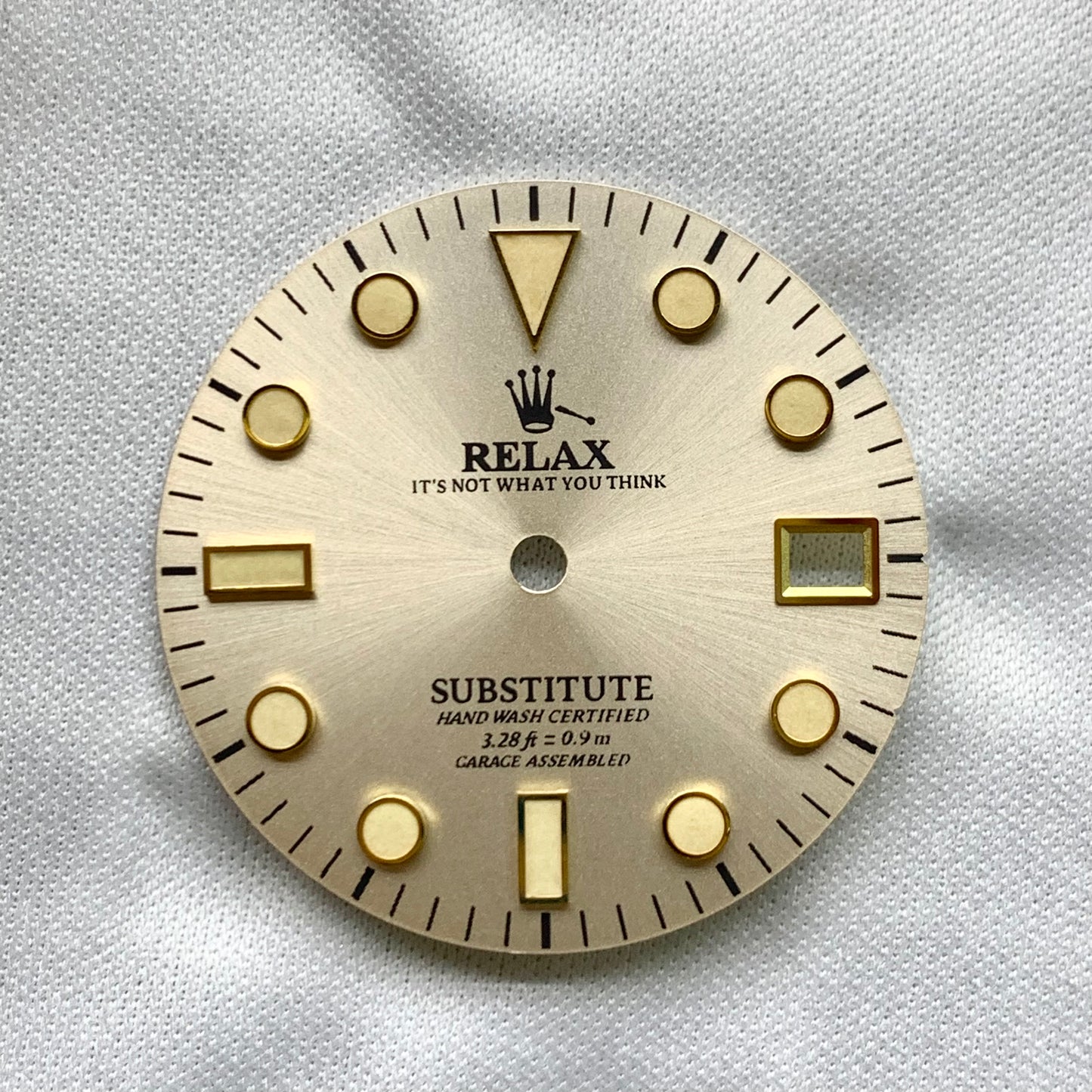 Dial Maker - Sunburst Champagne Relax Dial