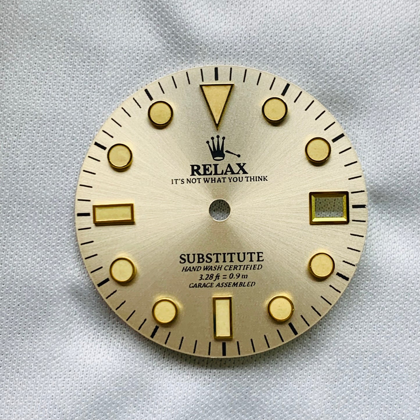 Dial Maker - Sunburst Champagne Relax Dial