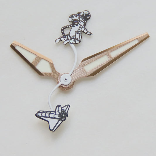 Dial Maker - For 2824 Hands with "Swiss Super Luminova" lume ROSE GOLD