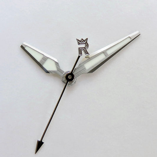 Dial Maker - For 2824 Hands with "Swiss Super Luminova" lume Silver Color