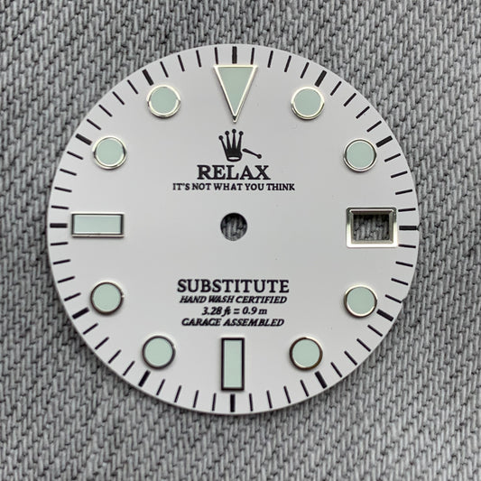 Dial Maker - Matte white Relax Dial