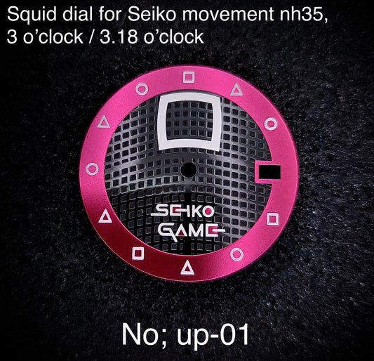 Dial maker - Squid Game Dial For Seiko Mod , BGW9 Lume