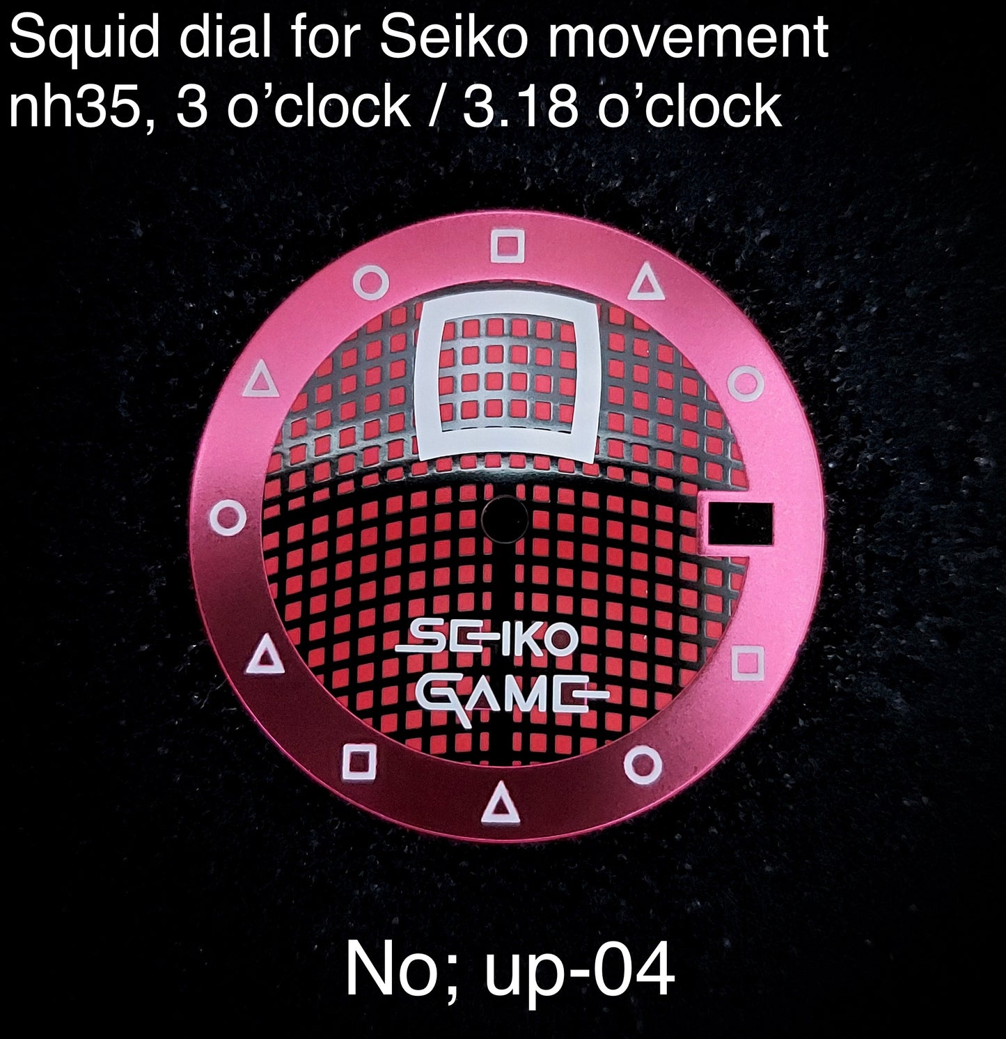 Dial maker - Squid Game Dial For Seiko Mod , BGW9 Lume