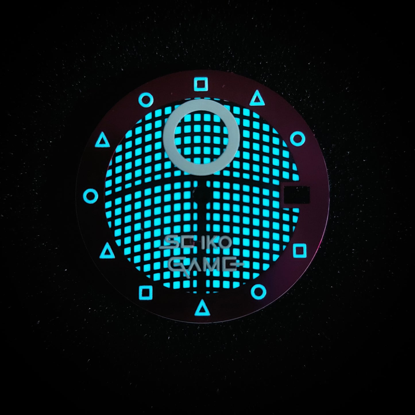 Dial maker - Squid Game Dial For Seiko Mod , BGW9 Lume