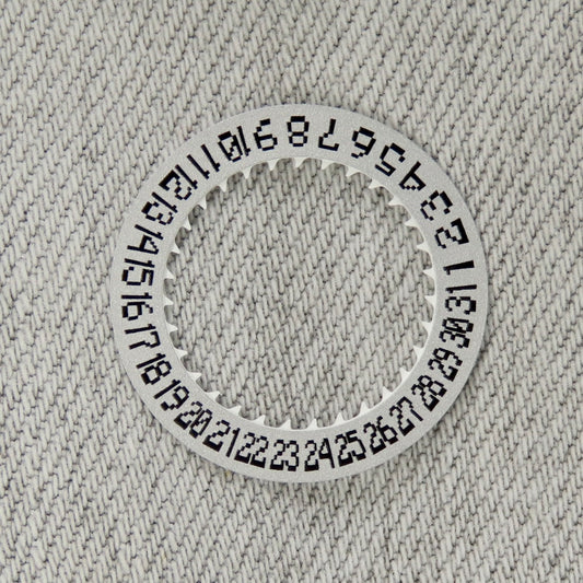 Dial maker - NH35/36A Date Wheel silver with black for 6 o'clock
