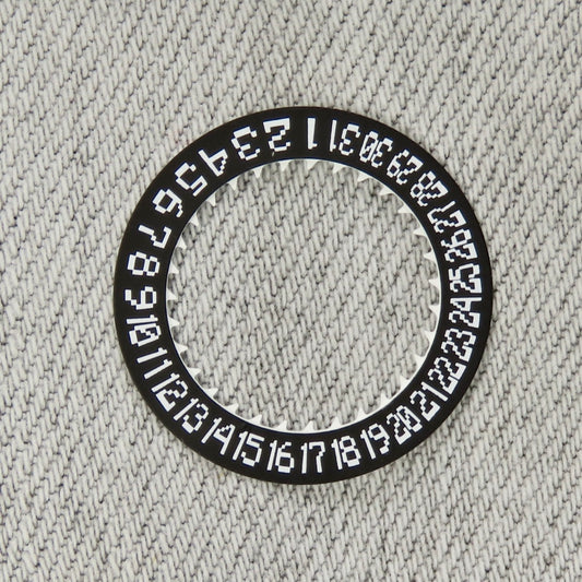 Dial maker - NH35/36A Date Wheel Black with White for 6 o'clock