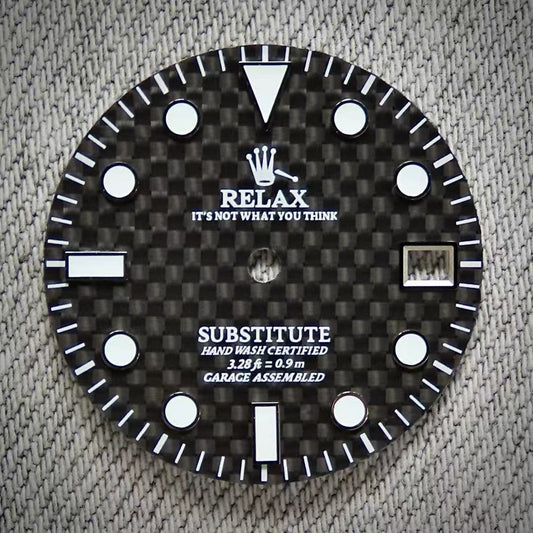 Dial Maker - Black Carbon Fibre Relax Dial