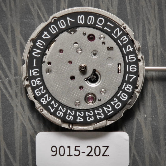 Miyota 9015 ultra-thin premium Automatic Movement (silver color)Black date wheel
