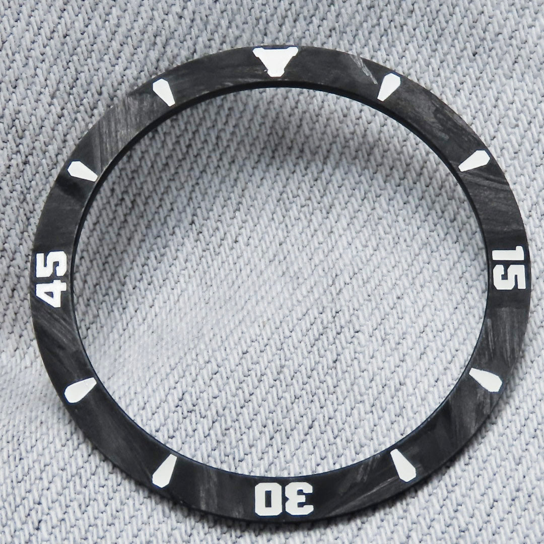 Dial Maker Sloped Forge Carbon Bezel Insert for Seiko MOD