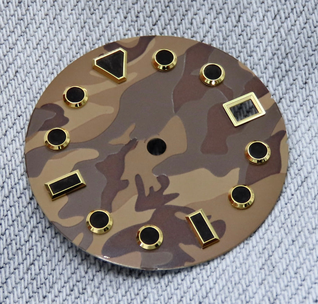 Dial Maker - Brown Camou Dial for seiko mod