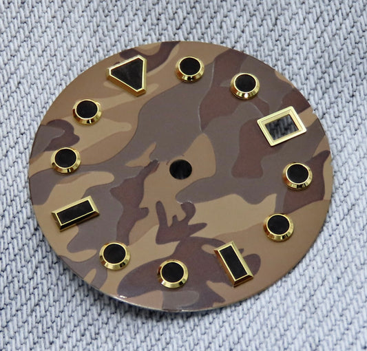 Dial Maker - Brown Camou Dial for seiko mod