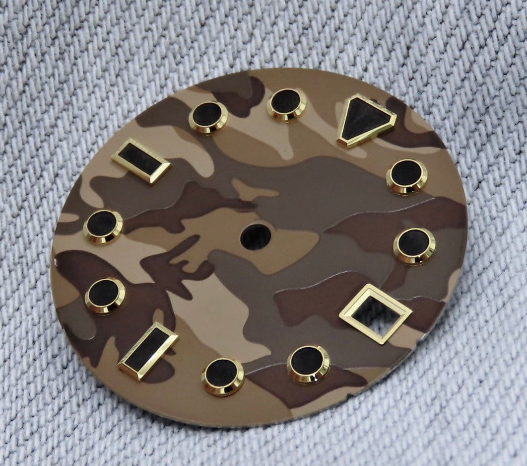 Dial Maker - Brown Camou Dial for seiko mod