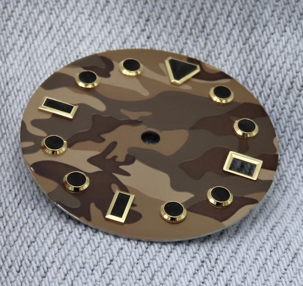Dial Maker - Brown Camou Dial for seiko mod