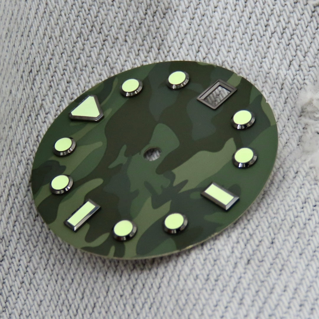 Dial Maker - Green Camou Dial for seiko mod