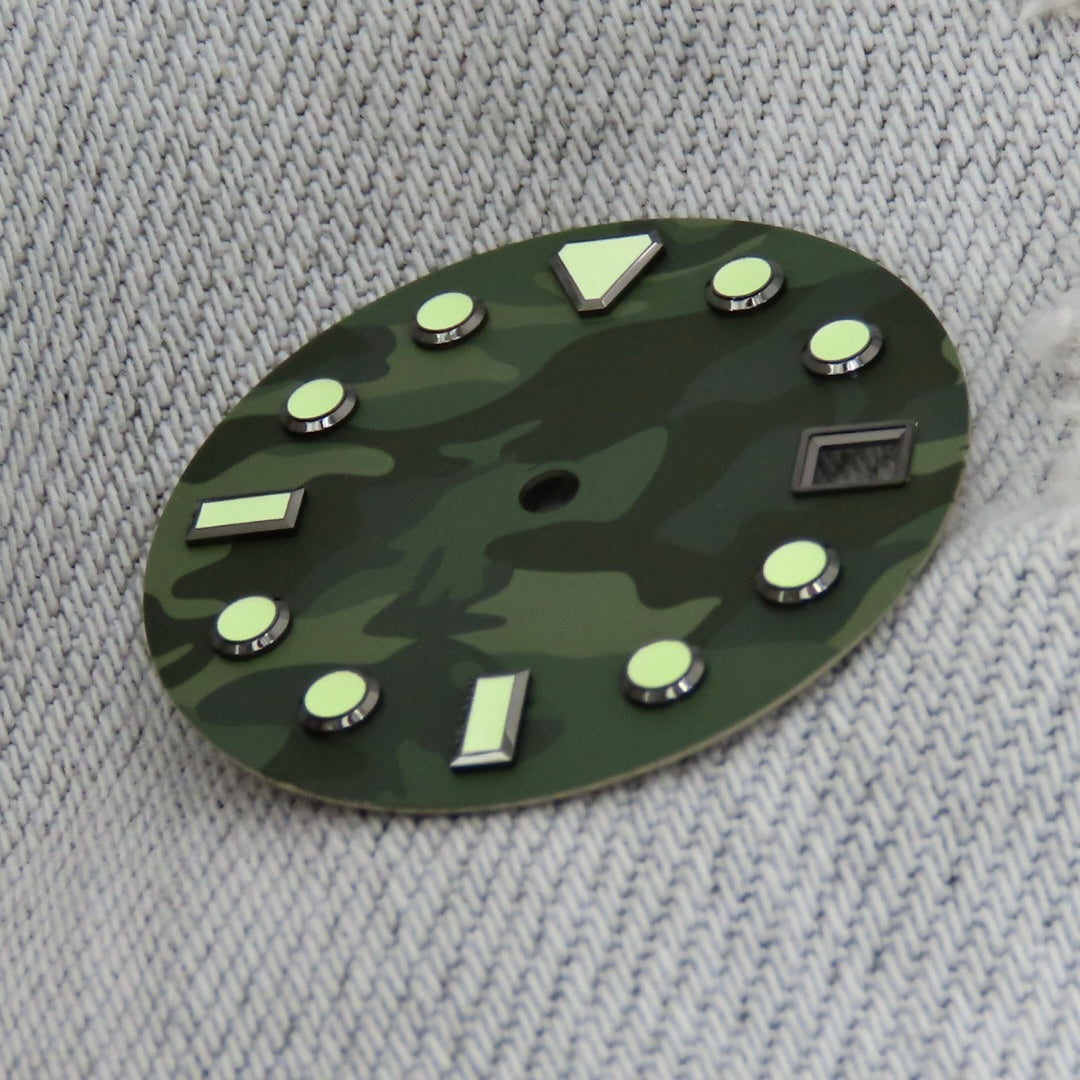 Dial Maker - Green Camou Dial for seiko mod