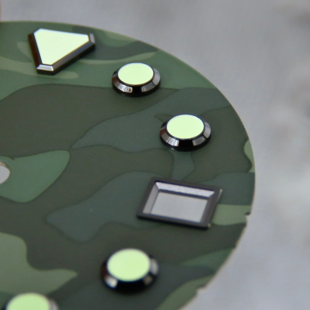 Dial Maker - Green Camou Dial for seiko mod