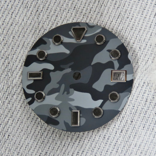 Dial Maker - Black Camou Dial for seiko mod