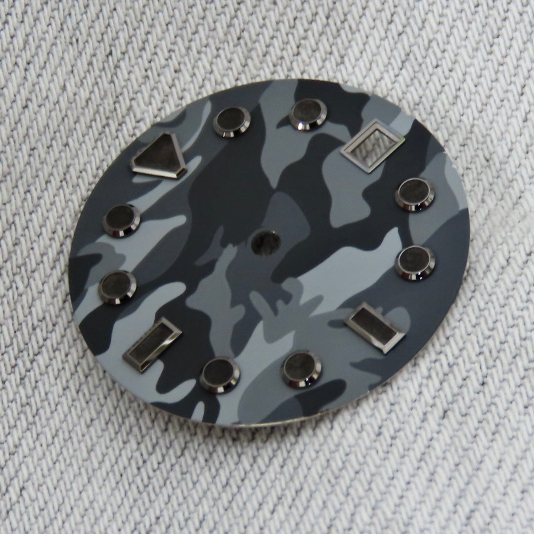 Dial Maker - Black Camou Dial for seiko mod