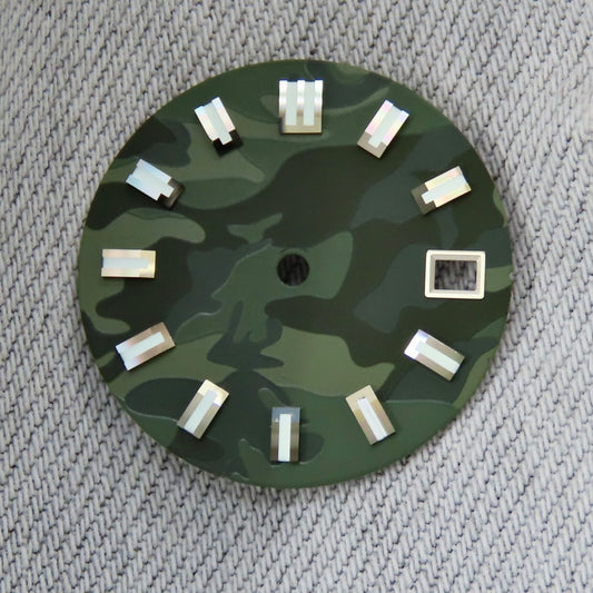 Dial Maker - Green Camou Dial for seiko mod